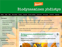 Tablet Screenshot of biodyn.fi
